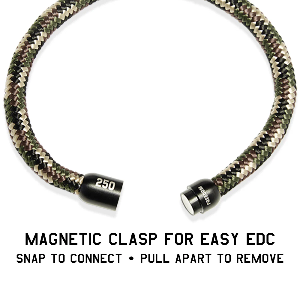 Special Military Appreciation Month Offer (Med, Lg, XL ONLY) -250 Years Of Freedom Camo Paracord Bracelet - Image 7