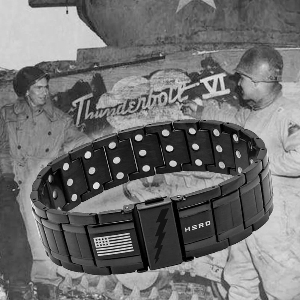 Abrams Thunderbolt Tank Magnetic Bracelet: Helps Pair Veterans With A Service Dog or Shelter Dog - Image 12