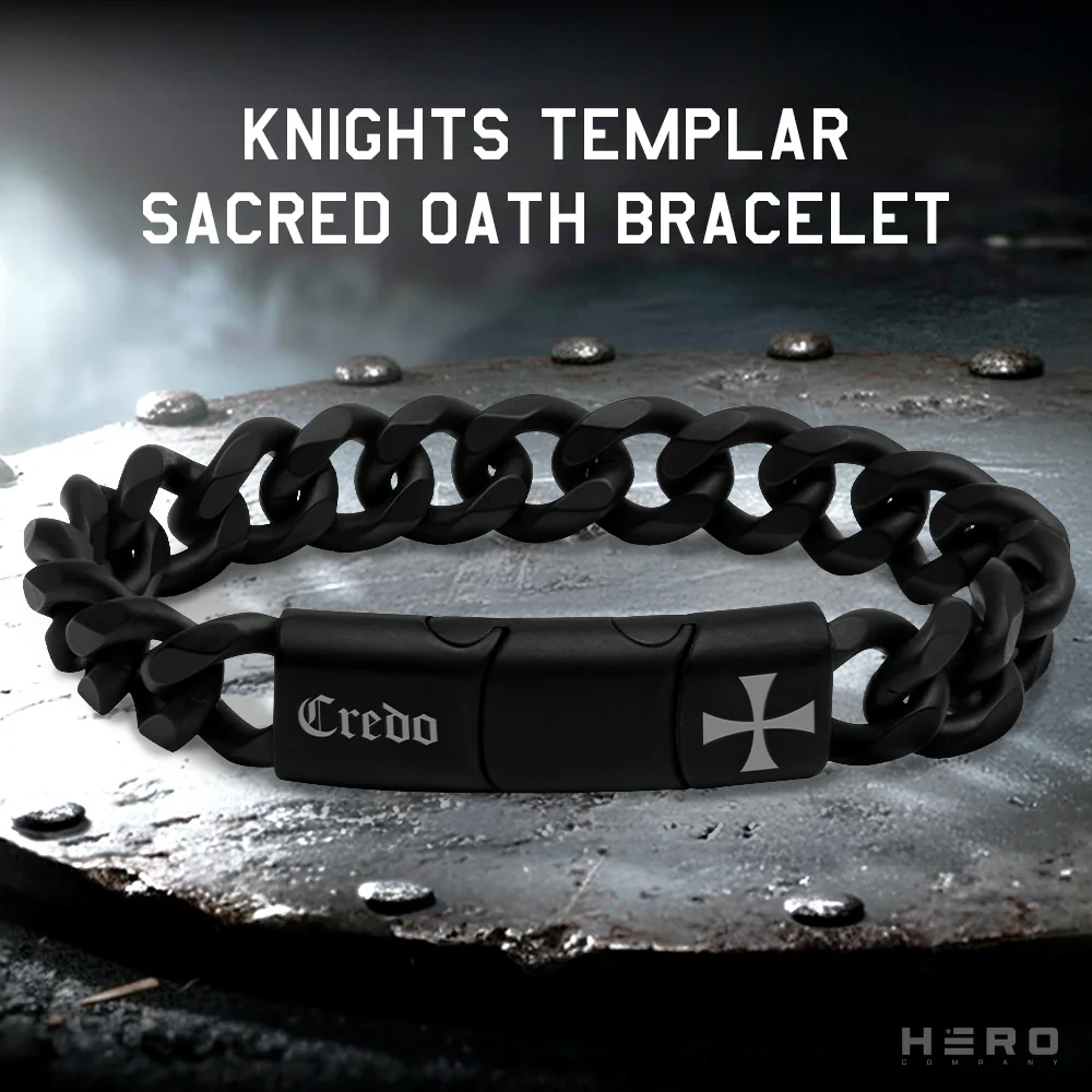 Additional 1/2" Length Extender Link for Extender for Knights Templar Sacred Heart Cuban Link Bracelet - Image 2