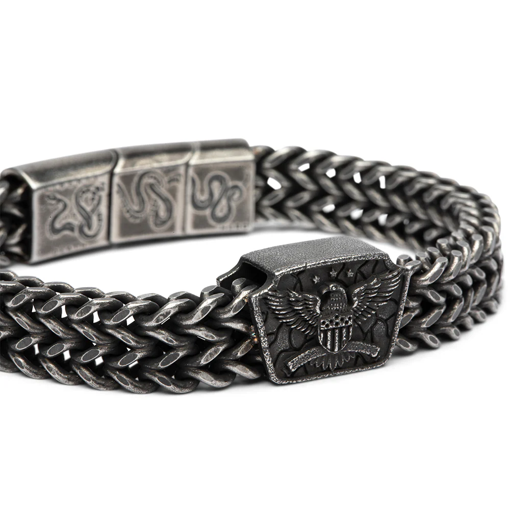 American Eagle Don't Tread on Me -Liberty or Death Bracelet: Patrick & Decker - Image 5