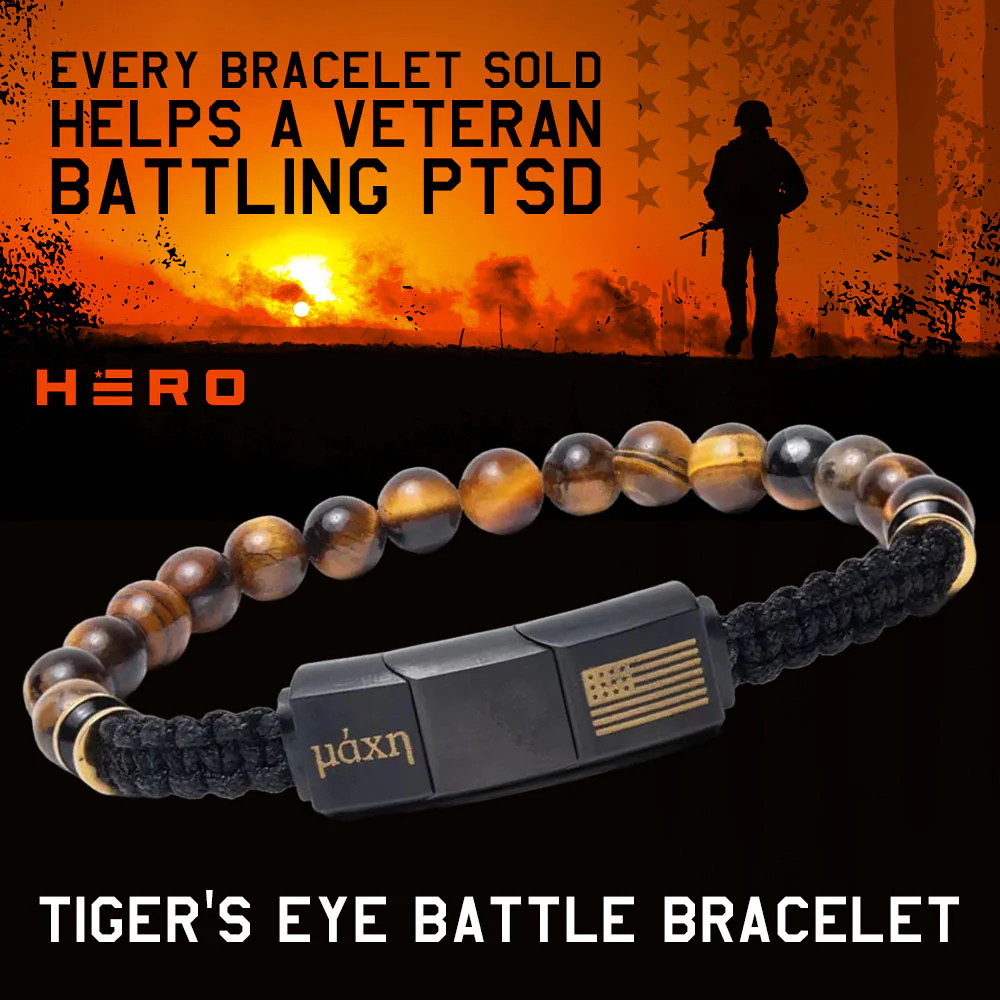 35% Off Early Bird Father's Day Offer- Tiger's Eye Battle Beaded Bracelet - Image 2