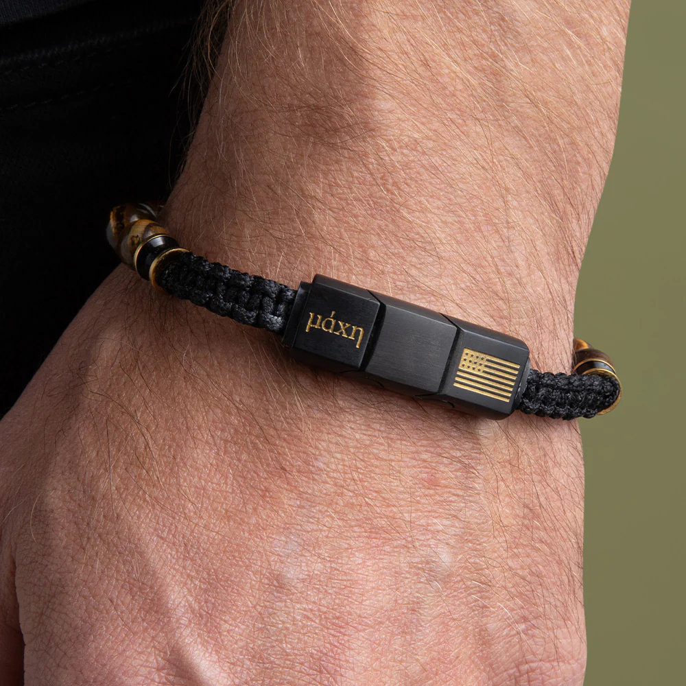 35% Off Early Bird Father's Day Offer- Tiger's Eye Battle Beaded Bracelet - Image 4