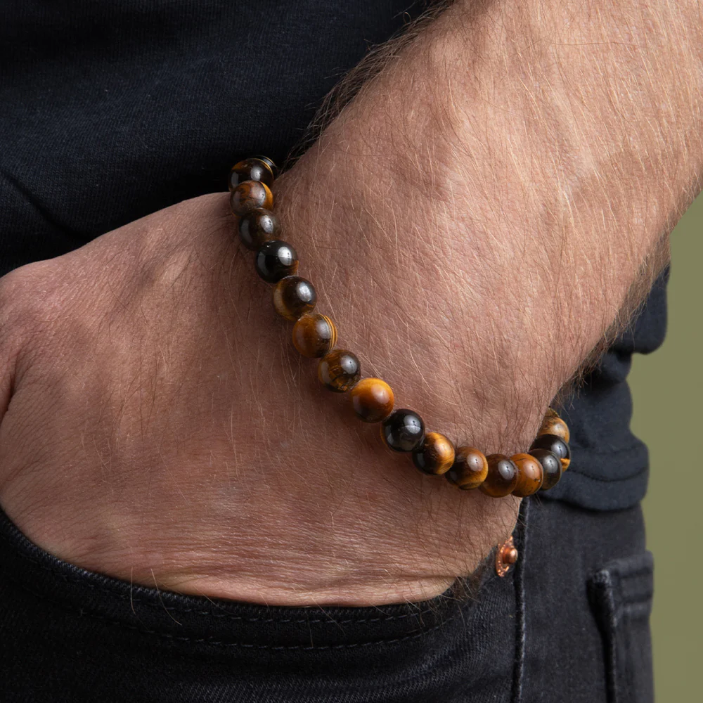 35% Off Early Bird Father's Day Offer- Tiger's Eye Battle Beaded Bracelet - Image 6