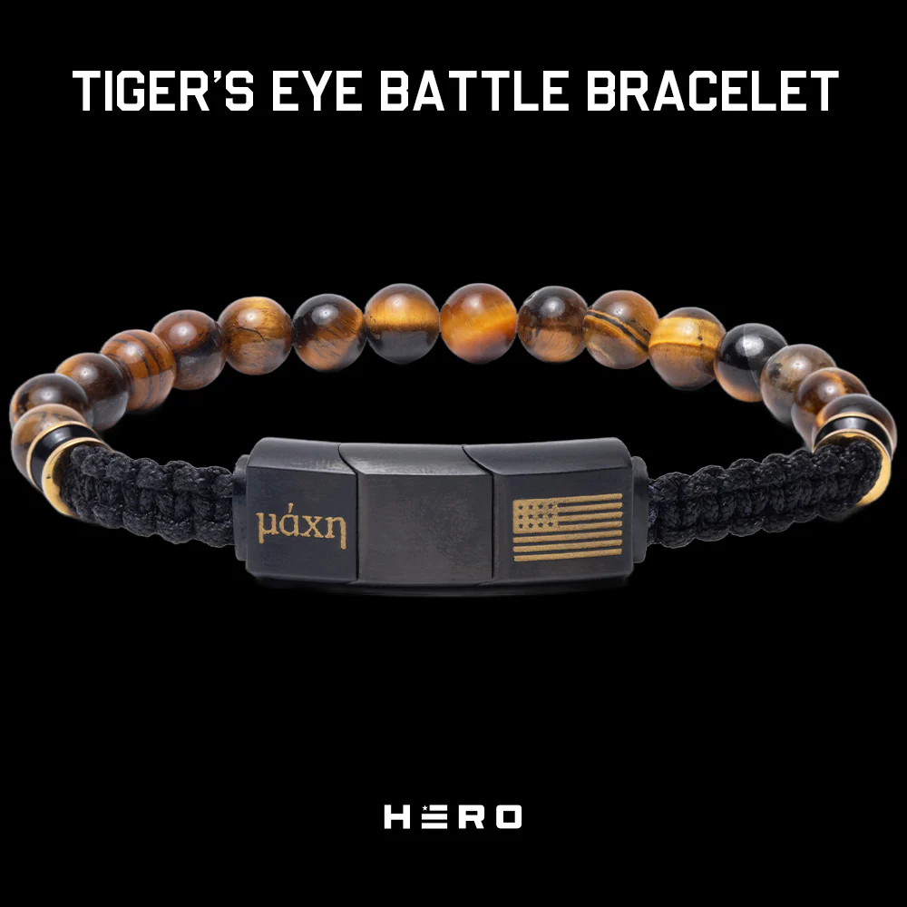 35% Off Early Bird Father's Day Offer- Tiger's Eye Battle Beaded Bracelet - Image 7