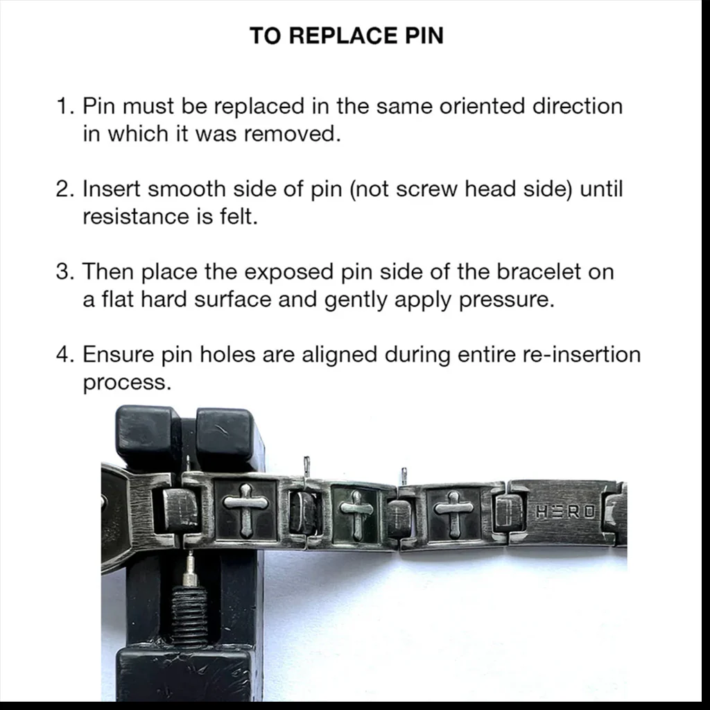 Valor Cross Magnetic Black Bracelet - Image 7
