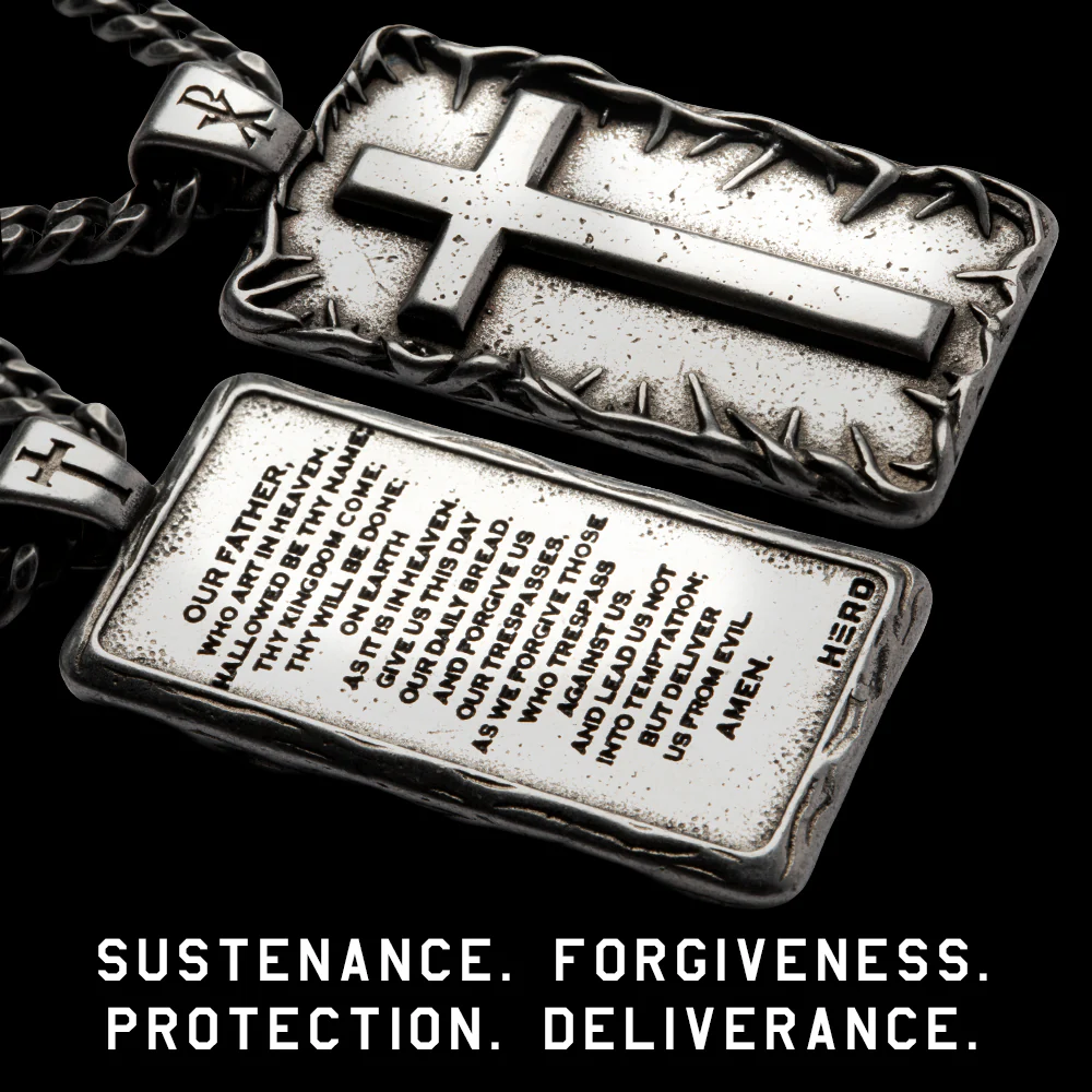 Deal 33% Off! The Lord’s Prayer Crown of Thorns Necklace - Helps Pair Veterans With A Service Dog Or Shelter Dog - Image 7