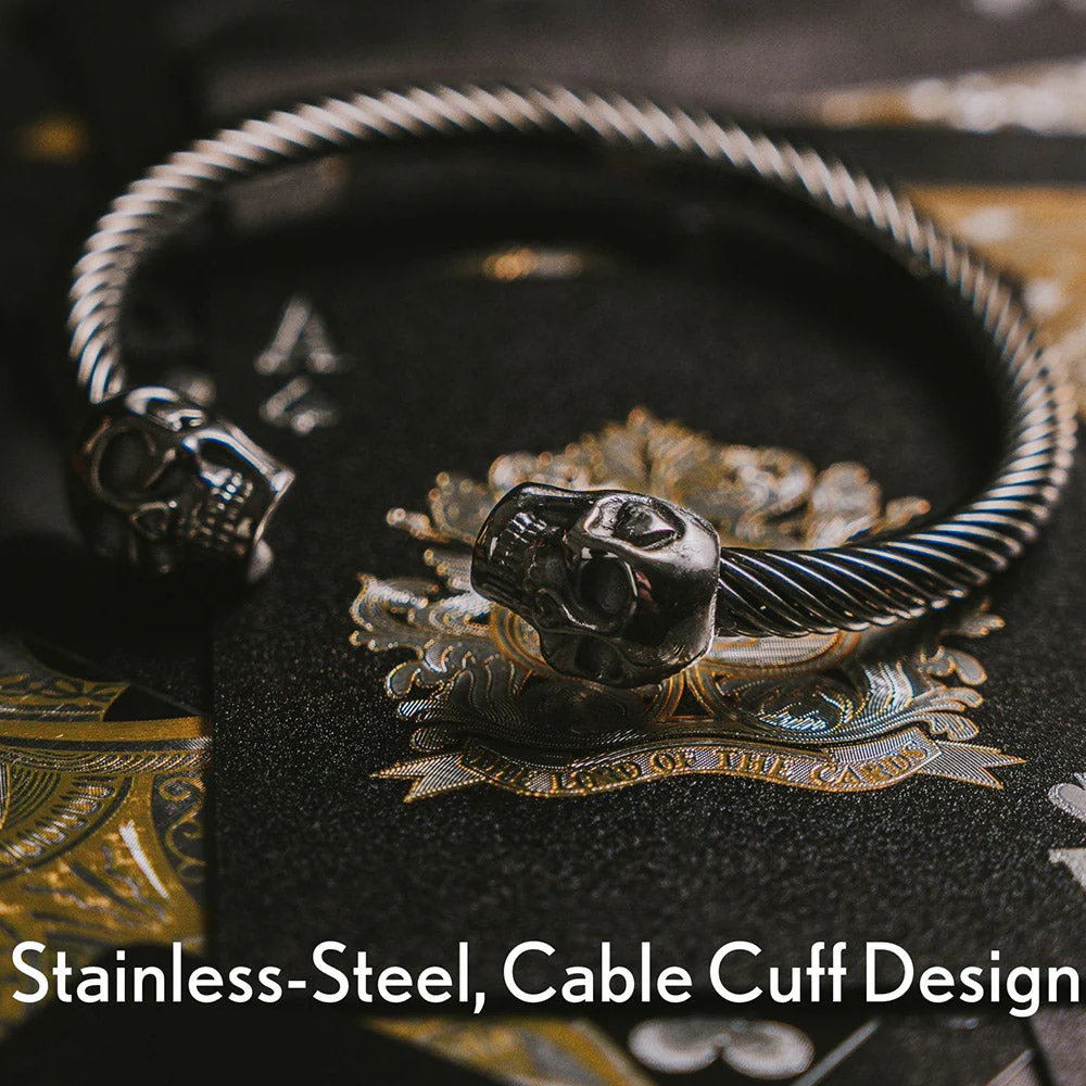 Limited Time Offer - FEAR NO EVIL- Twisted Cable Bracelet - Image 3