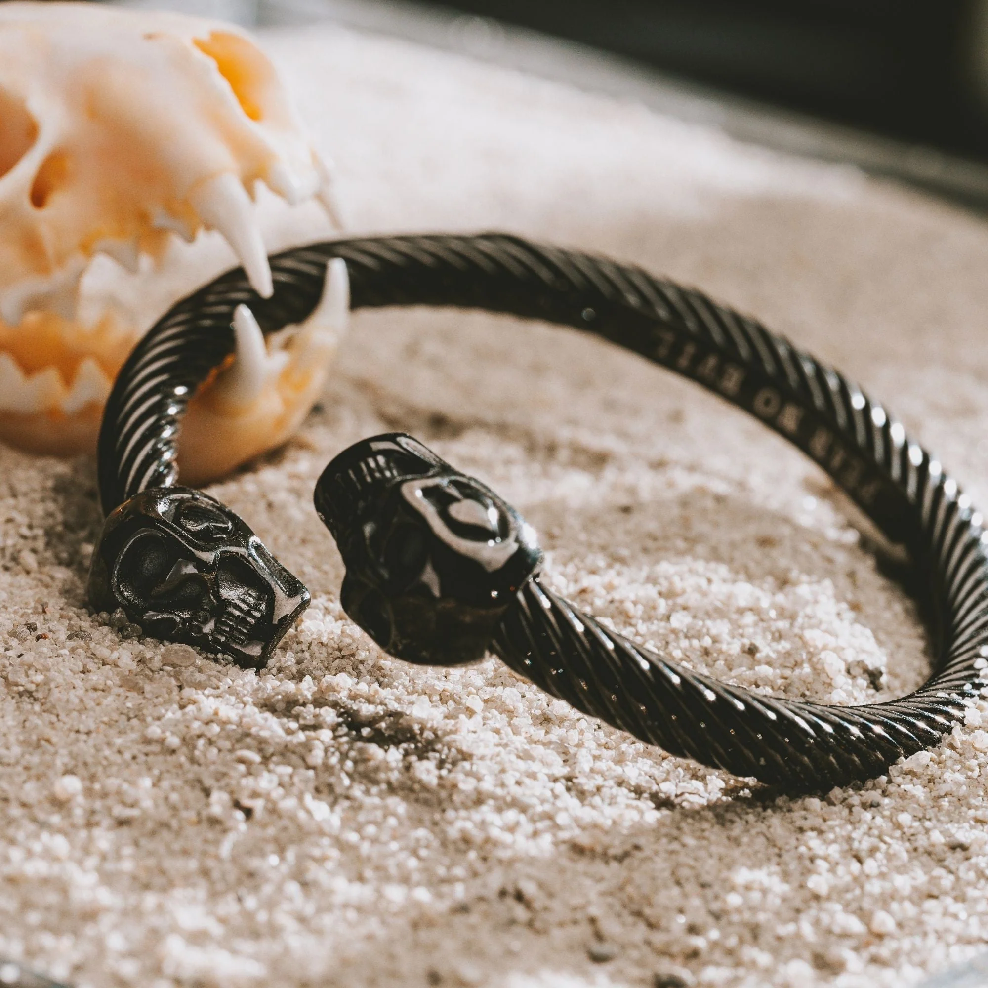 Limited Time Offer - FEAR NO EVIL- Twisted Cable Bracelet - Image 7