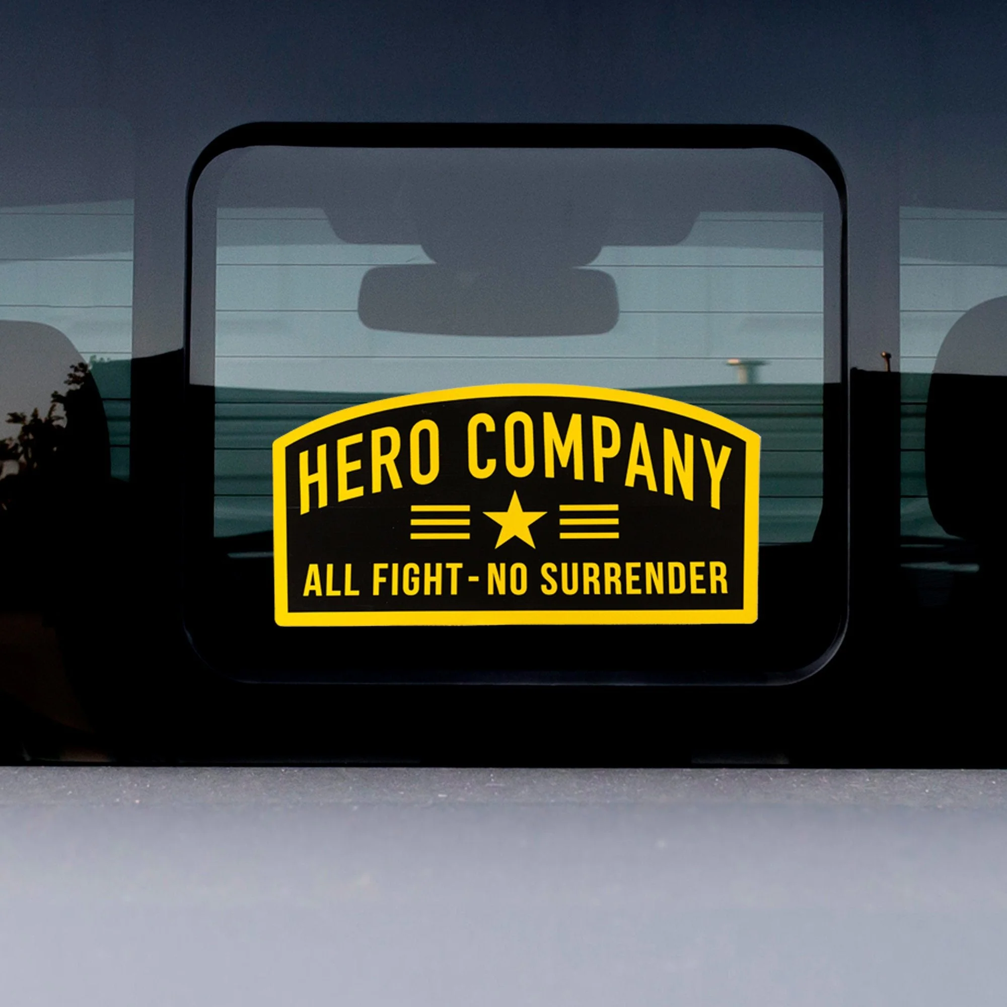 Limited Time Offer -Hero Company - All Fight No Surrender Decal Large - Image 4