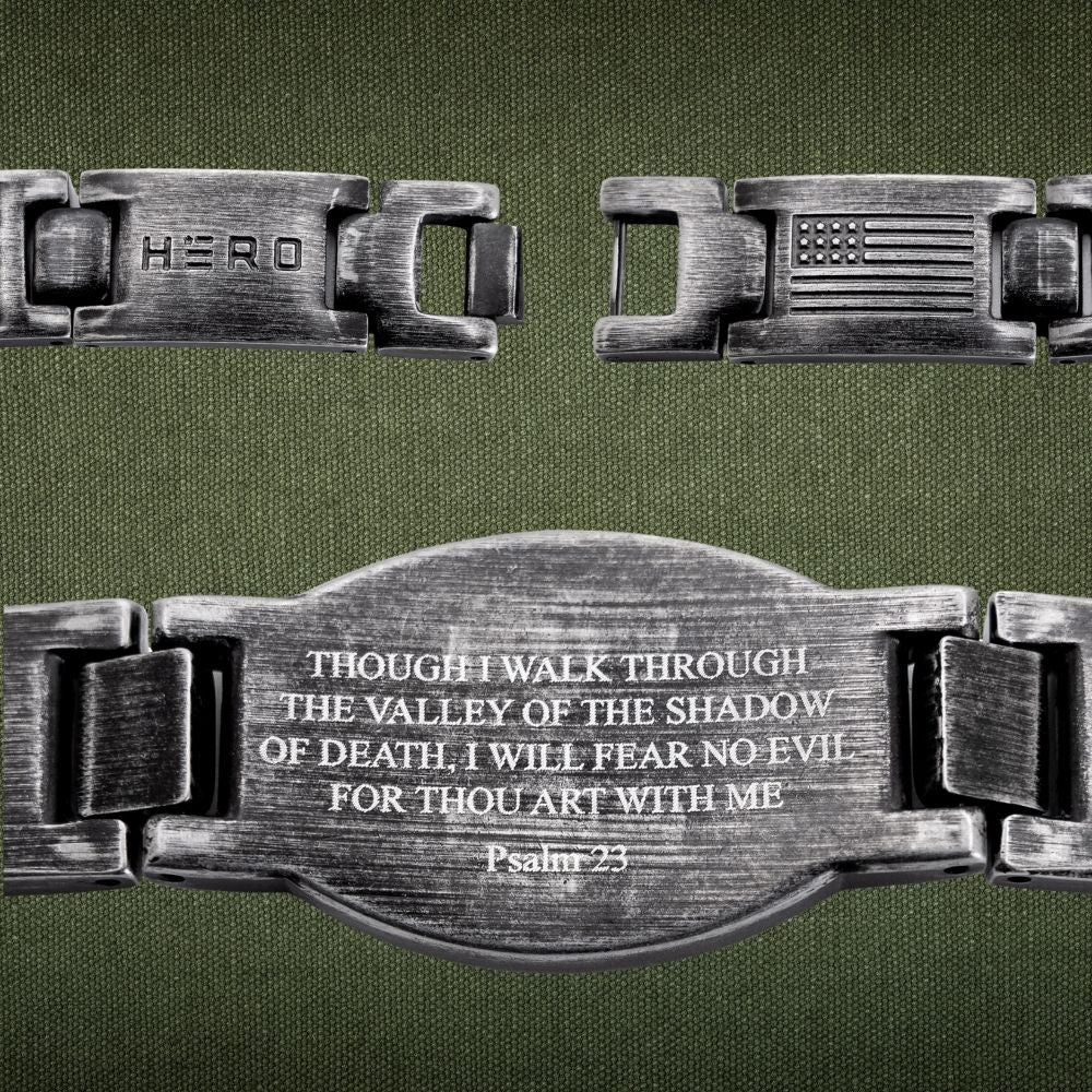 35% Off Early Bird Father's Day Offer -'For The Fallen' Arlington Magnetic Bracelet - Image 3