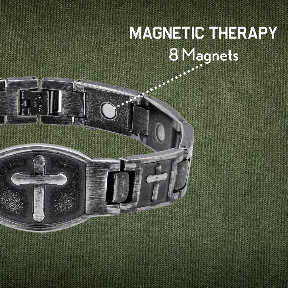 35% Off Early Bird Father's Day Offer -'For The Fallen' Arlington Magnetic Bracelet - Image 4