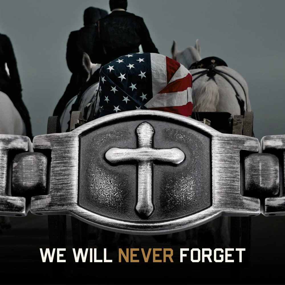 35% Off Early Bird Father's Day Offer -'For The Fallen' Arlington Magnetic Bracelet - Image 5