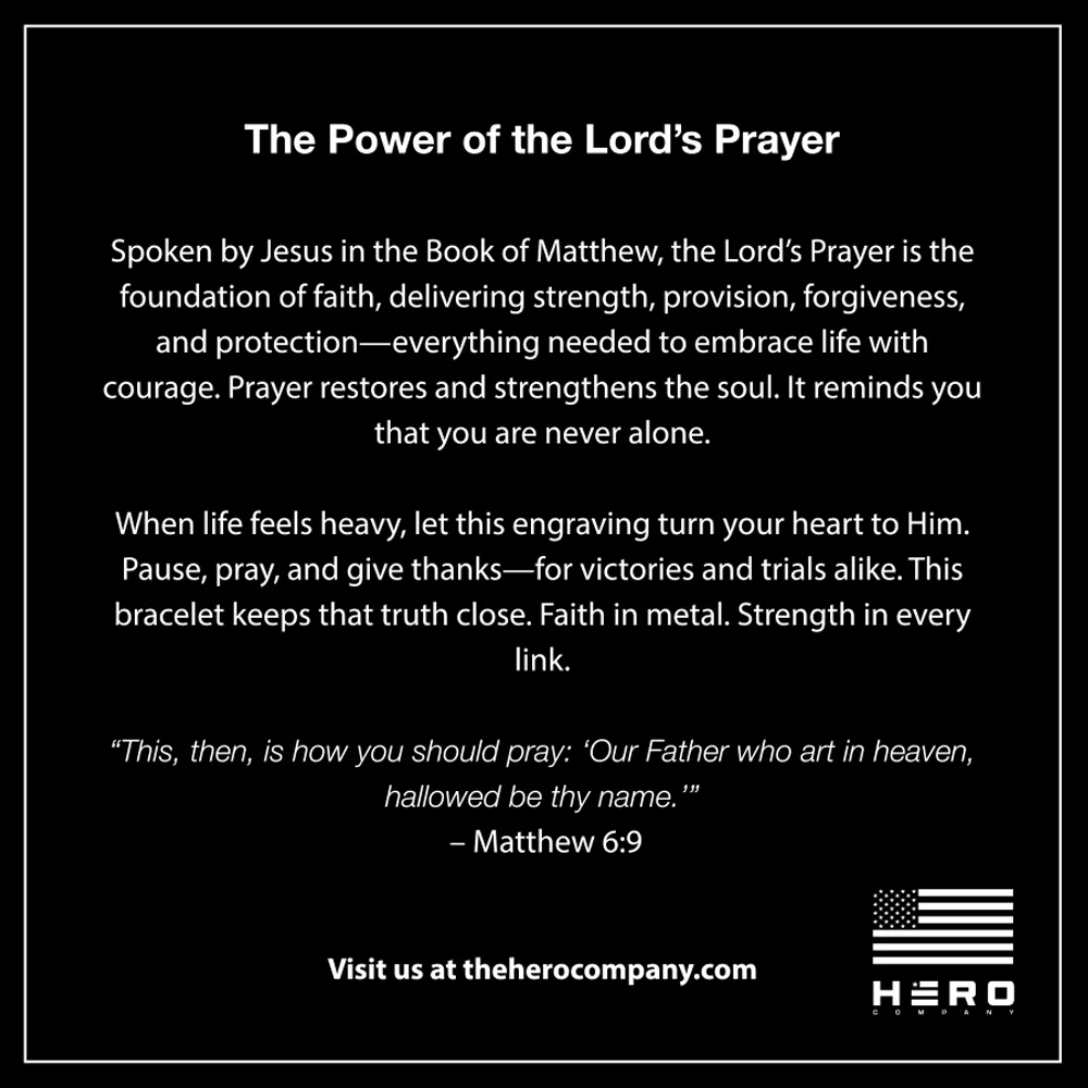 Deal 33% Off! Power of the Lord’s Prayer Magnetic Copper Bracelet : Helps Pair Veterans With A Service Dog Or Shelter Dog - Image 5