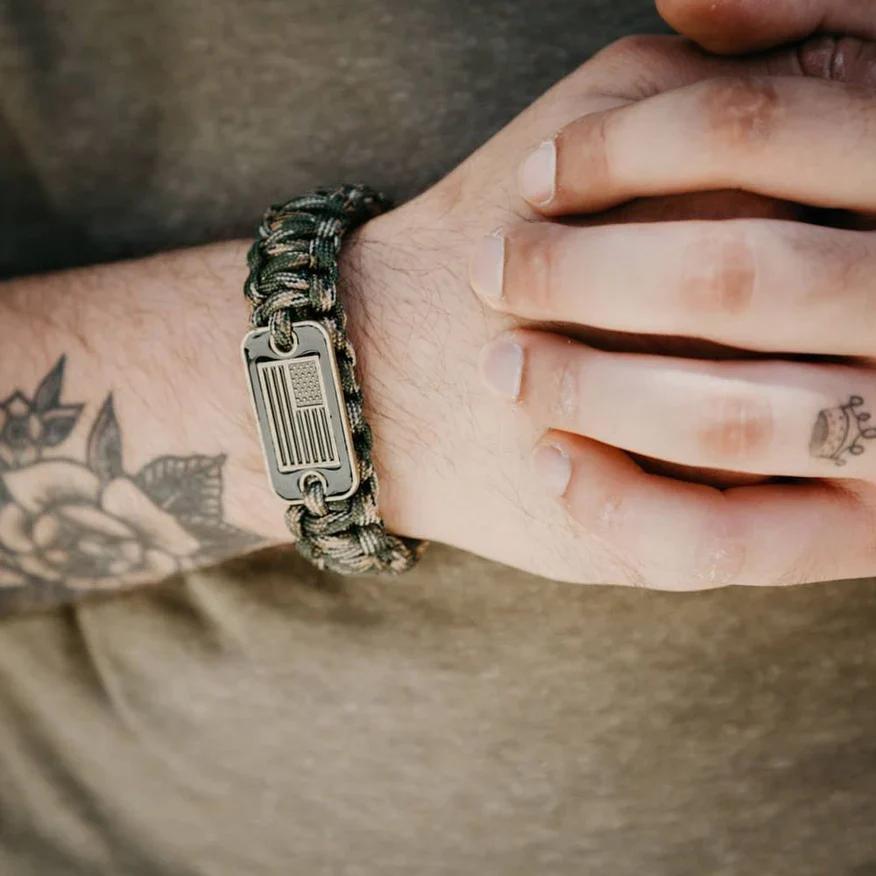 Got Your Six – Green Camo Bracelet Sent to a Veteran - Image 4