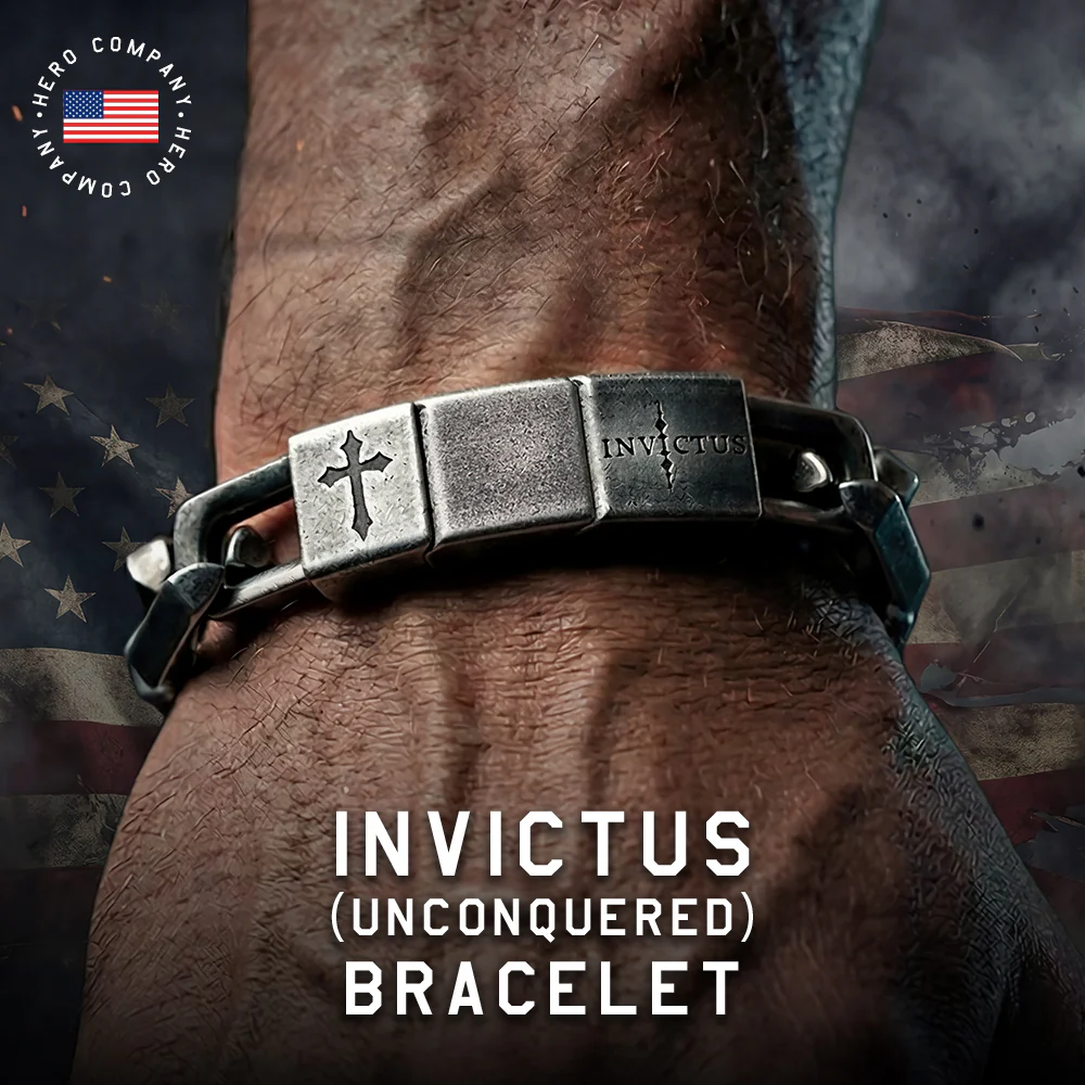 Easter He Is Risen Set-  He is Risen & Invictus Unconquered Bracelet Set : Helps Pair Veterans With A Service Dog Or Shelter Dog - Image 9