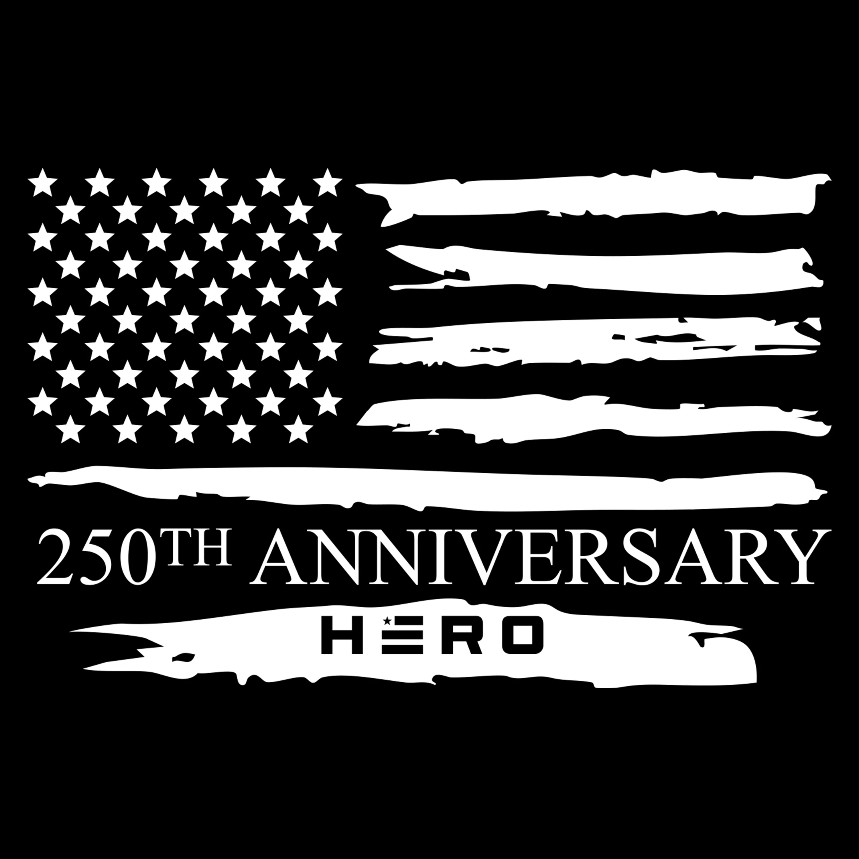 Hero Company Men's 250th Declaration Of Independence Black Tee - Image 4