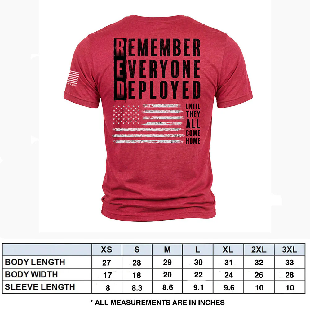 Hero Company Men's Remember Everyone Deployed Until They Come Home Tee - Image 4