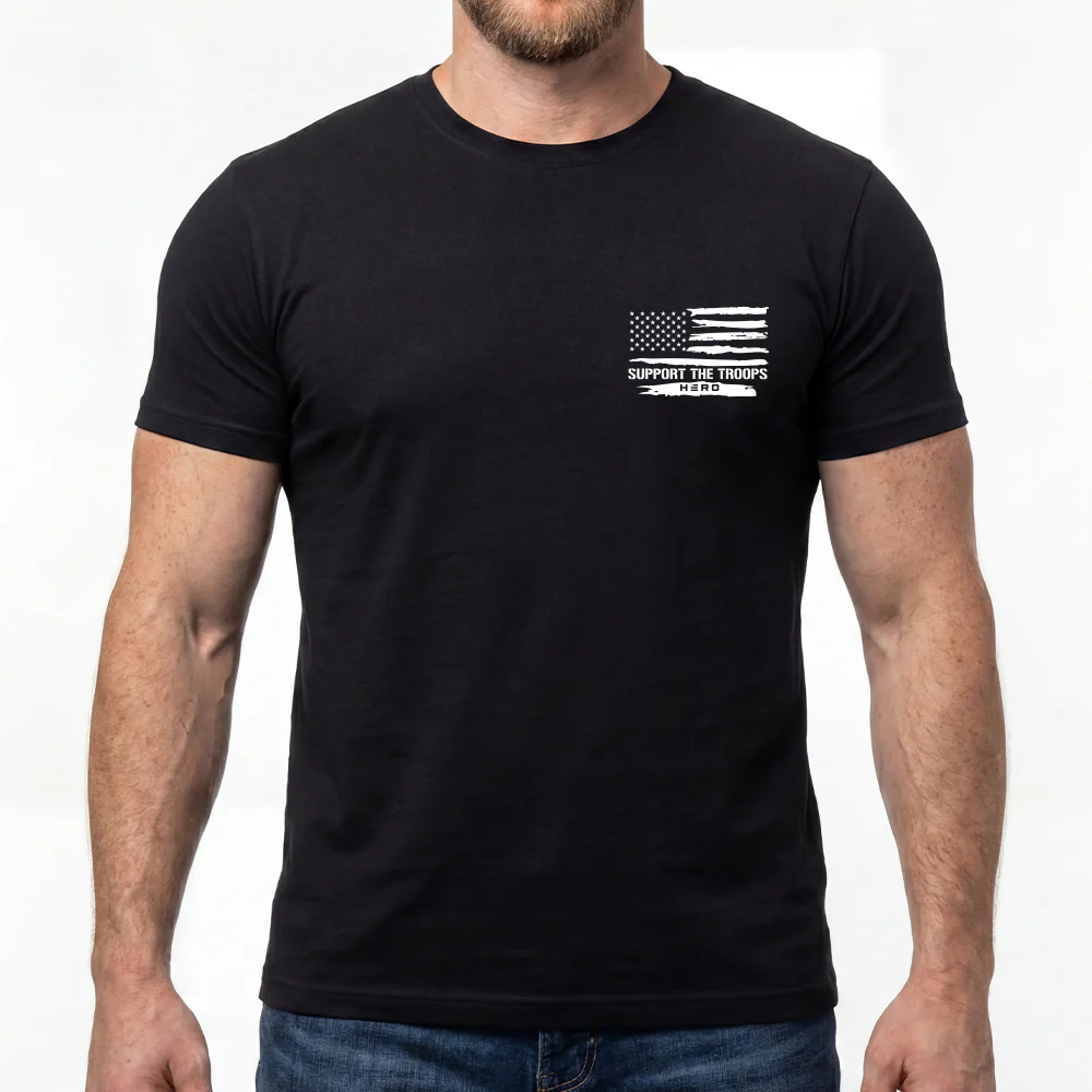 Hero Company Men's Until My Son Comes Home Black Tee - Image 3