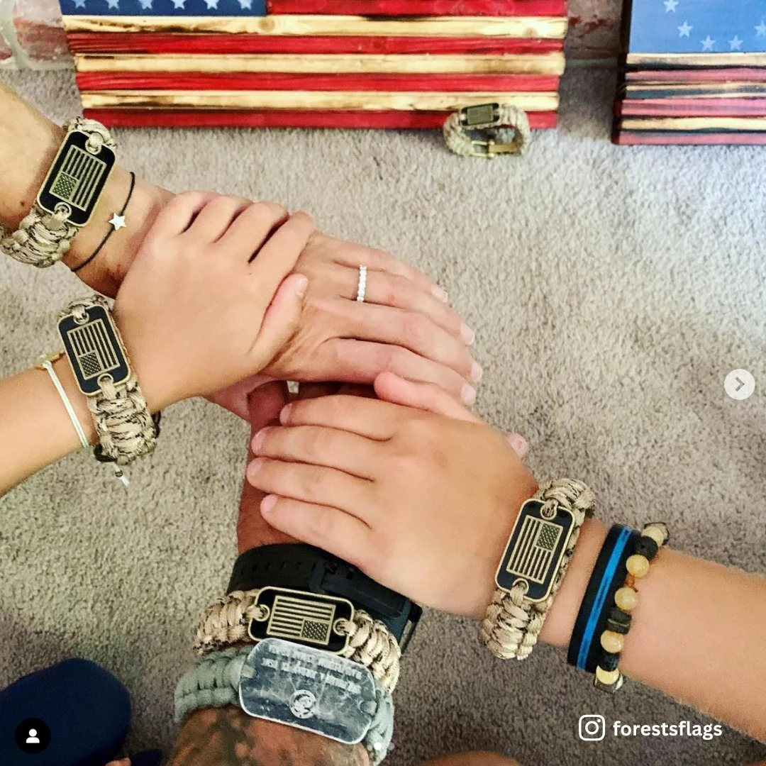 Band Of Brothers Camo Paracord Bracelets - Set of 2 - Image 10