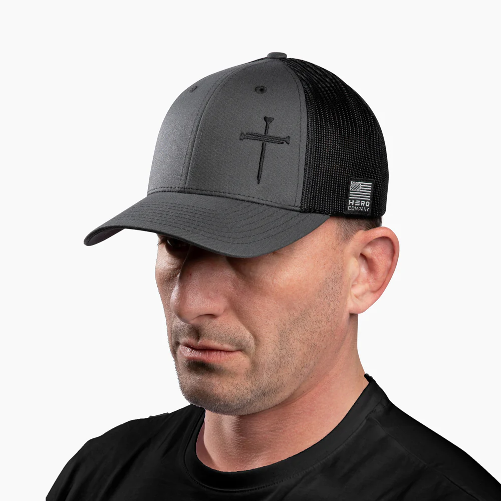 The Hero Company Cross of Nails Hat - Charcoal - Image 6