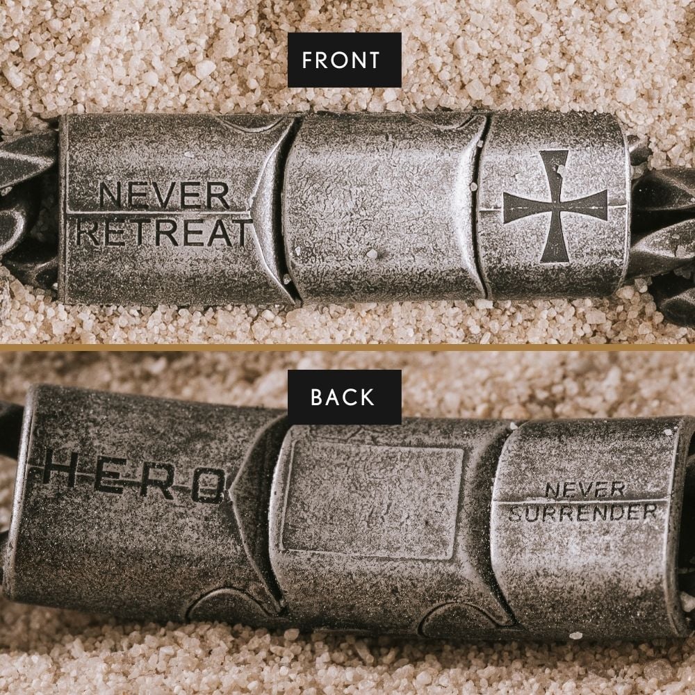 The Knights Templar - Never Retreat Never Surrender Bracelet - Image 5