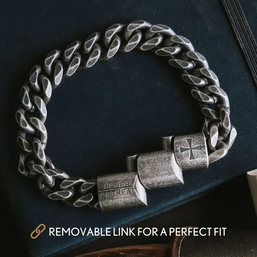 The Knights Templar - Never Retreat Never Surrender Bracelet - Image 8